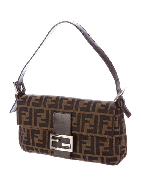 fendi baguette cloth handbag